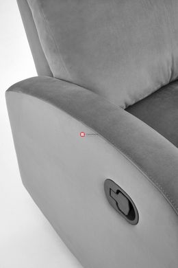 CentrMebel | Кресло реклайнер WONDER раскладное (серый) 10