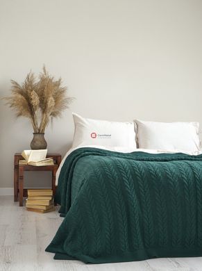 CentrMebel | Покривало 220x240 BETIRES BREMEN DARK GREEN 4