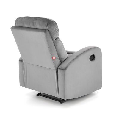 CentrMebel | Кресло реклайнер WONDER раскладное (серый) 5