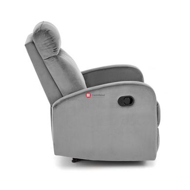 CentrMebel | Кресло реклайнер WONDER раскладное (серый) 9