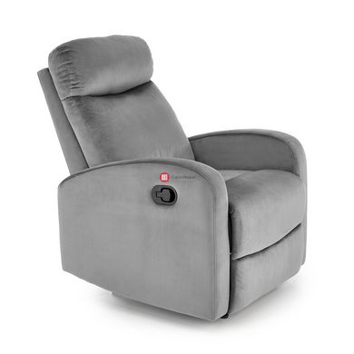 CentrMebel | Кресло реклайнер WONDER раскладное (серый) 6