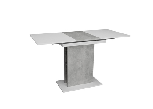 CentrMebel | Стол обеденный прямоугольный раскладной из ЛДСП STOUN 100(135)x60 (белый) 1