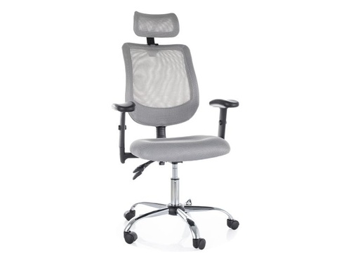 CentrMebel | Крісло офісне для персоналу Q-118 R (сірий) 1