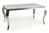 CentrMebel | Стол обеденный нераскладной керамический PRINCE CERAMIC 150х90 белый мрамор 1