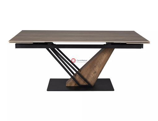 CentrMebel | Стіл обідній керамічний GENESIS LEGNO 180(240)х90 (дуб) 5