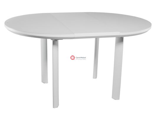 CentrMebel | Стол обеденный раскладной стеклянный с МДФ серый сатин DAOSUN DT 8107 3