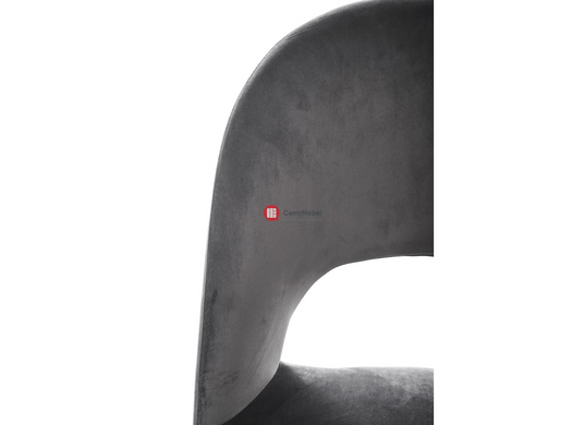 CentrMebel | Стілець обідній M-33 (попелястий вельвет) 11