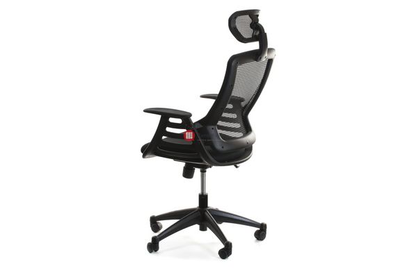 CentrMebel | Крісло офісне MERANO headrest, Black Чорний 5