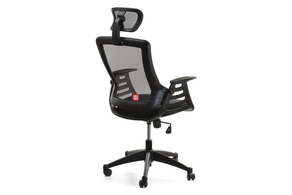 CentrMebel | Крісло офісне MERANO headrest, Black Чорний 8