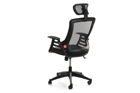 CentrMebel | Крісло офісне MERANO headrest, Black Чорний 6