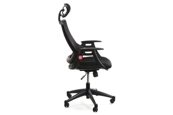CentrMebel | Крісло офісне MERANO headrest, Black Чорний 9