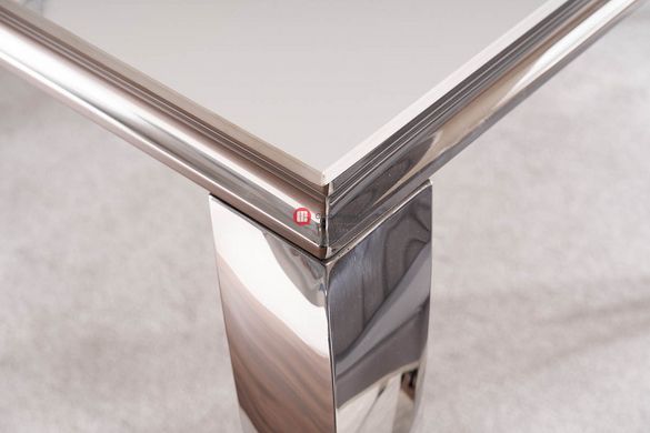 CentrMebel | Стол обеденный нераскладной керамический PRINCE CERAMIC 150х90 белый мрамор 9
