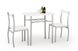 CentrMebel | Комплект меблів обідній LANCE стіл + 2 стільці (білий) 2