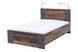 CentrMebel | Кровать CLIF 120 x 200 см Forte (дуб винтаж| бетон темно-серый) 12