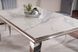 CentrMebel | Стол обеденный нераскладной керамический PRINCE CERAMIC 150х90 белый мрамор 11