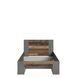 CentrMebel | Кровать CLIF 120 x 200 см Forte (дуб винтаж| бетон темно-серый) 12
