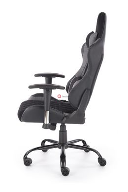 CentrMebel | Кресло геймерское DRAKE (чорний, серый) 3