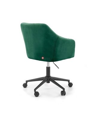 CentrMebel | Кресло офисное для персонала FRESCO (темно-зеленый/черный) 2