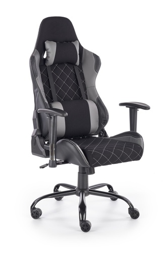 CentrMebel | Кресло геймерское DRAKE (чорний, серый) 1