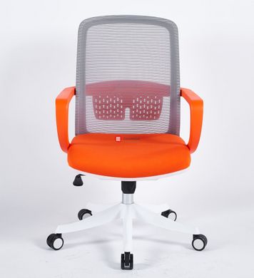 CentrMebel | Кресло офисное поворотное для персонала FLASH (оранжевый) 2