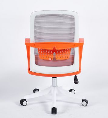 CentrMebel | Крісло офісне поворотне для персоналу FLASH (помаранчевий) 3
