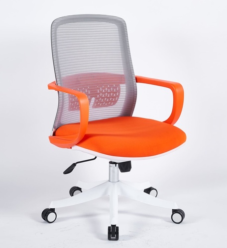 CentrMebel | Крісло офісне поворотне для персоналу FLASH (помаранчевий) 1