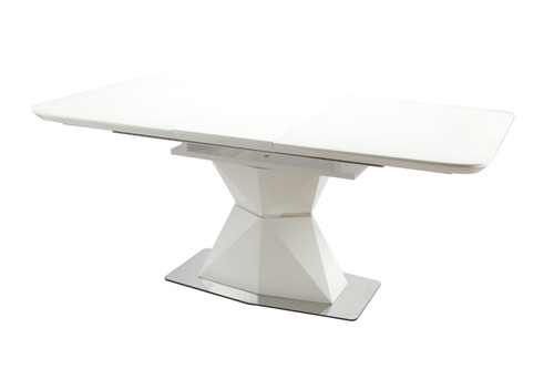 CentrMebel | Стол обеденный Atlanta white (1400/1800x900x760), белый 1