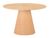 CentrMebel | Стіл обідній круглий шпонований діаметр 120 ANGEL (Дуб) 1