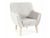 CentrMebel | Кресло мягкое KIER 1 VELVET (светло-серый) 1
