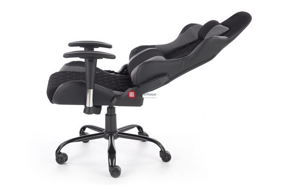 CentrMebel | Кресло геймерское DRAKE (чорний, серый) 4