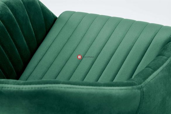 CentrMebel | Кресло офисное для персонала FRESCO (темно-зеленый/черный) 5