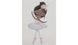 CentrMebel | Картина Ballerina 50х70 cm(белый) 2