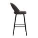CentrMebel | Taylor Напівбарний стілець (сірий, графіт) 3