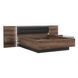 CentrMebel | Комплект Кровать 180*200 2 тумбы BELLEVUE BLQL181B (N09 Дуб болотный/Дуб черный) 11