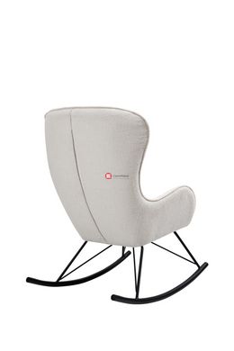 CentrMebel | Кресло-качалка LIBERTO 3 (белый) 8