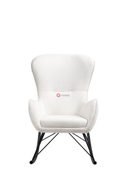CentrMebel | Кресло-качалка LIBERTO 3 (белый) 5