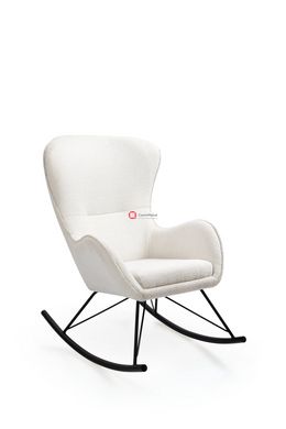 CentrMebel | Кресло-качалка LIBERTO 3 (белый) 4