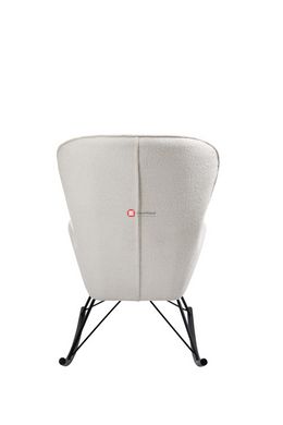 CentrMebel | Кресло-качалка LIBERTO 3 (белый) 7