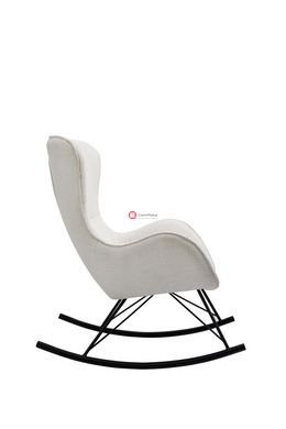 CentrMebel | Кресло-качалка LIBERTO 3 (белый) 6
