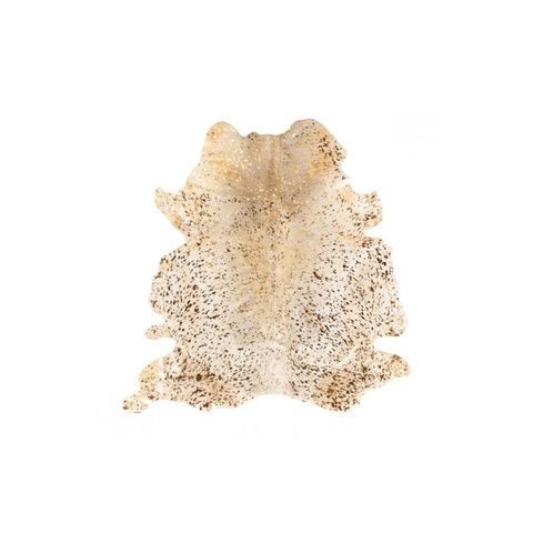 CentrMebel | Килим Fly 110 White/Gold 135x165 (білий; золотий) 1