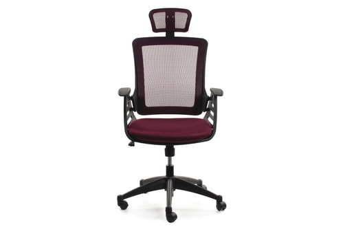 CentrMebel | Кресло офисное MERANO headrest, Bordeaux Бордовый 1
