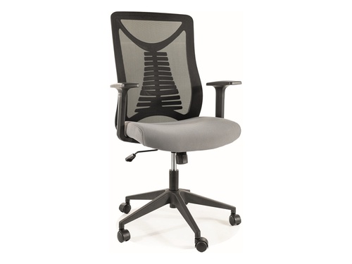 CentrMebel | Крісло офісне обертове Q-330 Чорний+Сірий 1