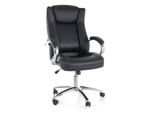 CentrMebel | Кресло офисное руководителя в экокоже Q-904 (черный) 1