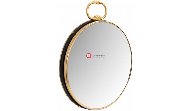 CentrMebel | Настенное зеркало Round 425 Gold/Black 51 cm 3