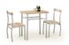 CentrMebel | Комплект меблів обідній LANCE стіл + 2 стільці (дуб Сонома) 10