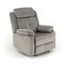 CentrMebel | Кресло реклайнер в ткани LORIS (серый) 3