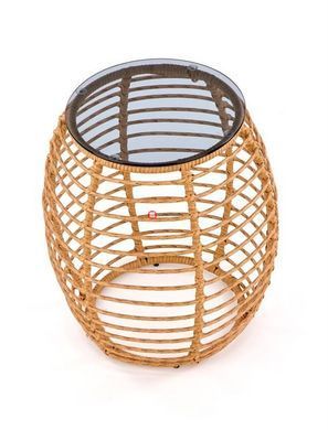 CentrMebel | Стіл журнальний BARREL (чорний) 3