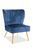 CentrMebel | &nbsp;Крісло LEGNO VELVET, синій 1