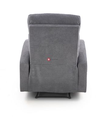 CentrMebel | Кресло реклайнер OSLO 1S раскладное (серый) 4
