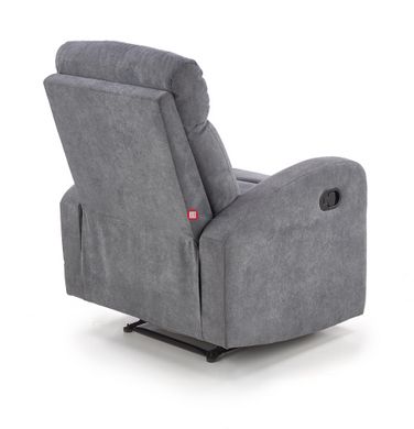 CentrMebel | Кресло реклайнер OSLO 1S раскладное (серый) 8